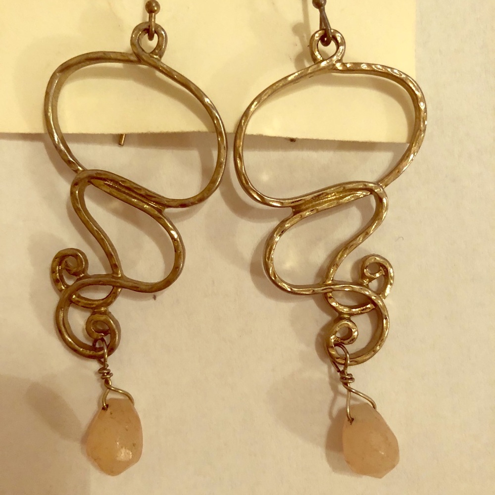 Gold earrings
